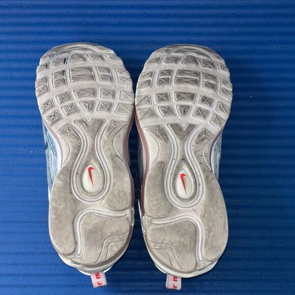 Size 9- Women's Nike Air Max 97 Washed Denim Blue White Red Sneakers DV2180-900 - Picture 8 of 8